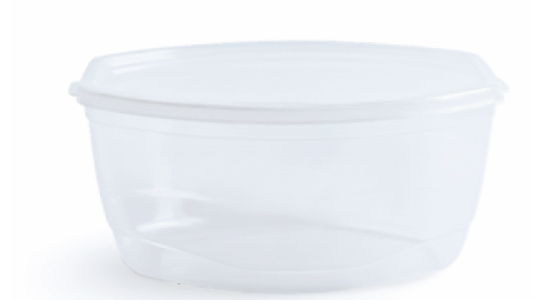 Pote redondo Easyplast transparente