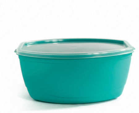 Pote redondo Easyplast verde água